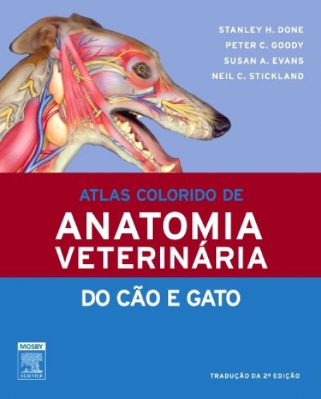 ATLAS COLORIDO DE ANATOMIA VETERINÁRIA DO CÃO E GATO 2/10