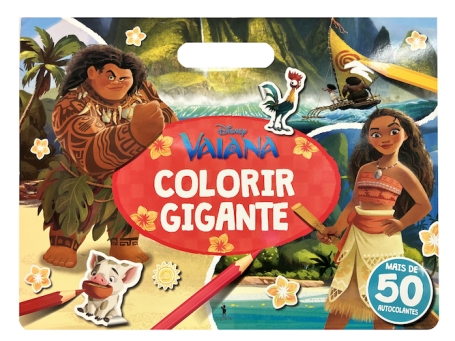 COLORIR GIGANTE VAIANA