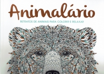 ANIMALARIO - RETRATOS DE ANIMAIS PARA COLORIR E RELAXAR