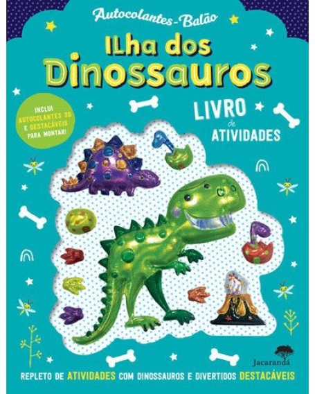 AUTOCOLANTES BALÃO - ILHA DOS DINOSSAUROS