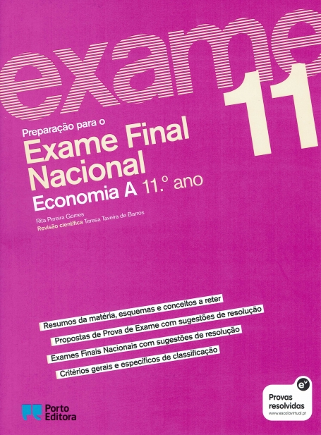 46979.70 - PREPARACAO PARA O EXAME NACIONAL - ECONOMIA A 11º ANO