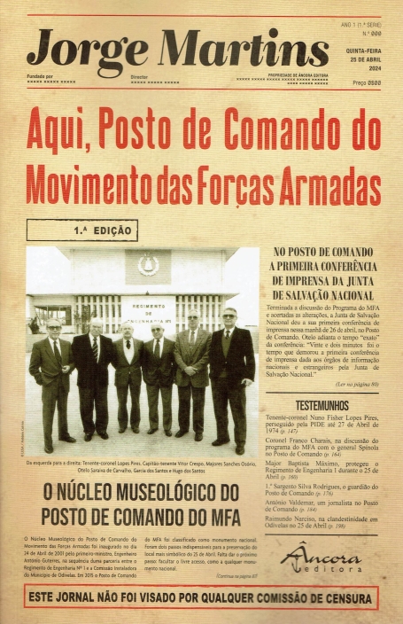 AQUI POSTO DE COMANDO DO MOVIMENTO DAS FORÇAS ARMADAS
