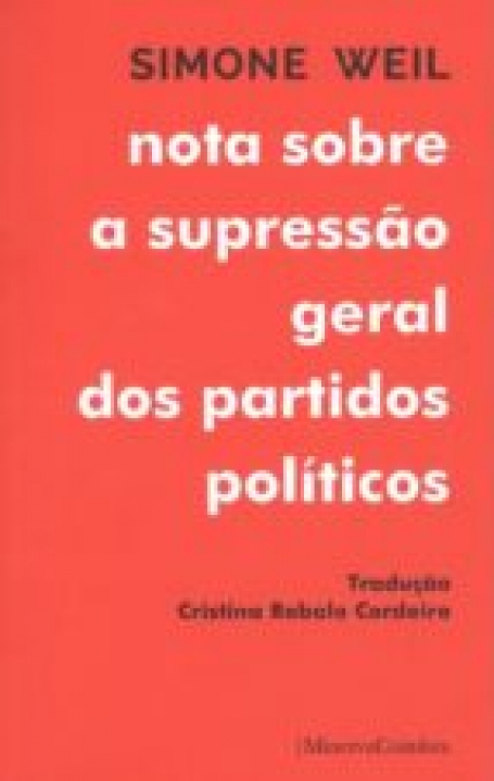 NOTAS SOBRE A SUPRESSAO GERAL DOS PARTIDOS POLITICOS