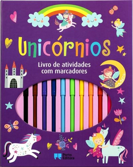 UNICÓRNIOS - LIVRO DE ATIVIDADES COM MARCADORES