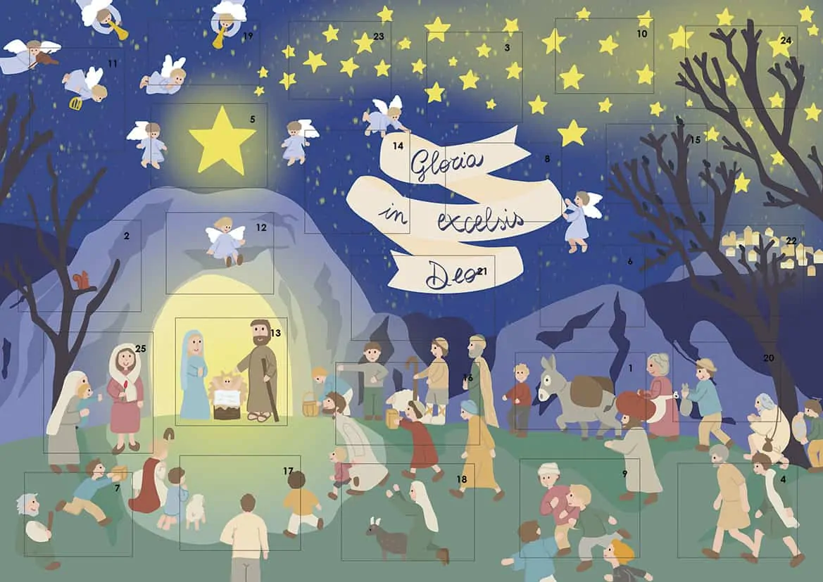 CALENDARIO DO ADVENTO - GLORIA IN EXCELSIS DEO
