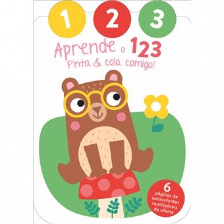 APRENDE 123 URSO - PINTA & COLA COMIGO