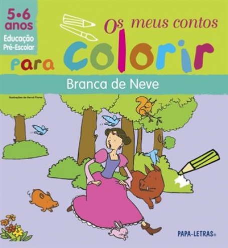 BRANCA DE NEVE - OS MEUS CONTOS PARA COLORIR 5/6 ANOS