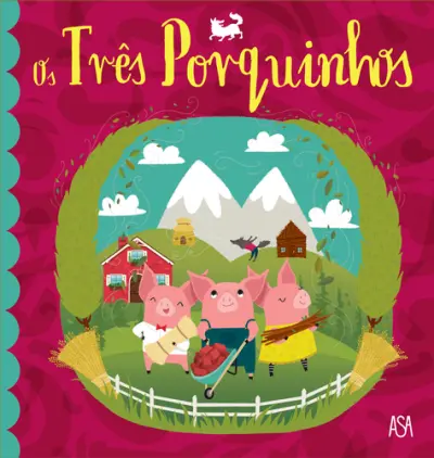 OS TRÊS PORQUINHOS: BONECOS DE MADEIRA