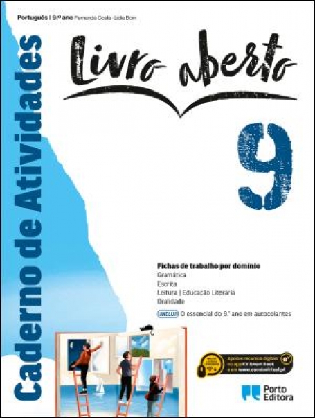 31735.12 - Cad de Ativ - Livro aberto - Português - 9.º Ano