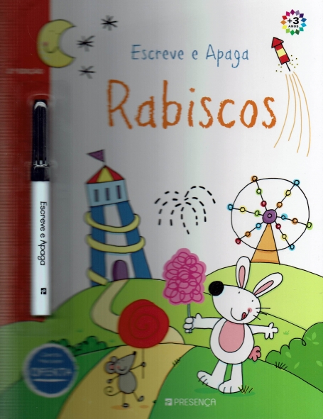 ESCREVE E APAGA - RABISCOS +3 ANOS - CANETA MARCADOR OFERTA