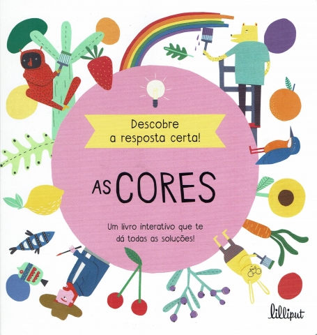 DESCOBRE A RESPOSTA CERTA ! - AS CORES um livro interativo que te da todas as soluçoes