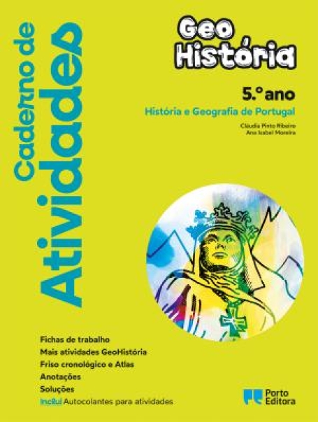 20430 - Caderno de Atividades - GeoHistória - História e Geografia de Portugal - 5.º Ano