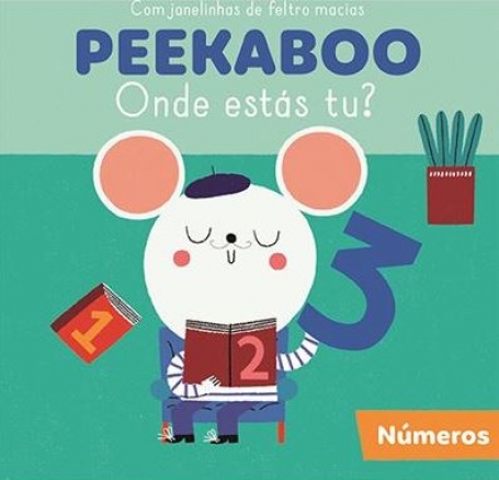 PEEKABOO, ONDE ESTÁS TU? NÚMEROS - com janelinhas de feltro macias