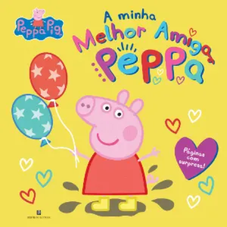 A MINHA MELHOR AMIGA PEPPA - Páginas com surpresa