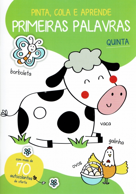PINTA COLA E APRENDE - PRIMEIRAS PALAVRAS QUINTA