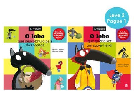 PACK - O LOBO QUE DESCOBRIU O PAIS DOS CONTOS I O LOBO QUE QUERIA SER UM SUPER HEROI