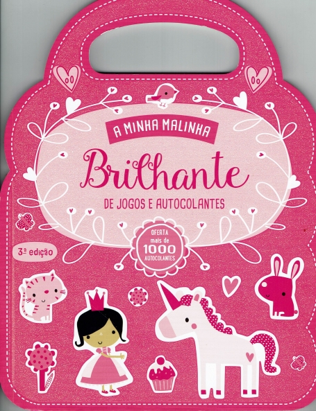 A MINHA MALINHA BRILHANTE DE JOGOS E AUTOCOLANTES