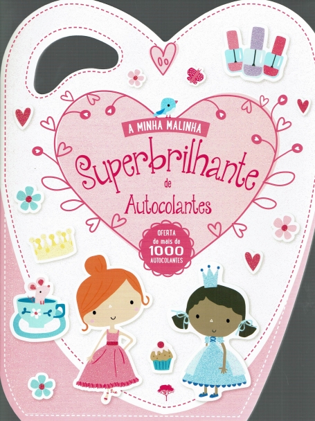 A MINHA MALINHA SUPERBRILHANTE DE AUTOCOLANTES oferta de mais de 100 autocolantes